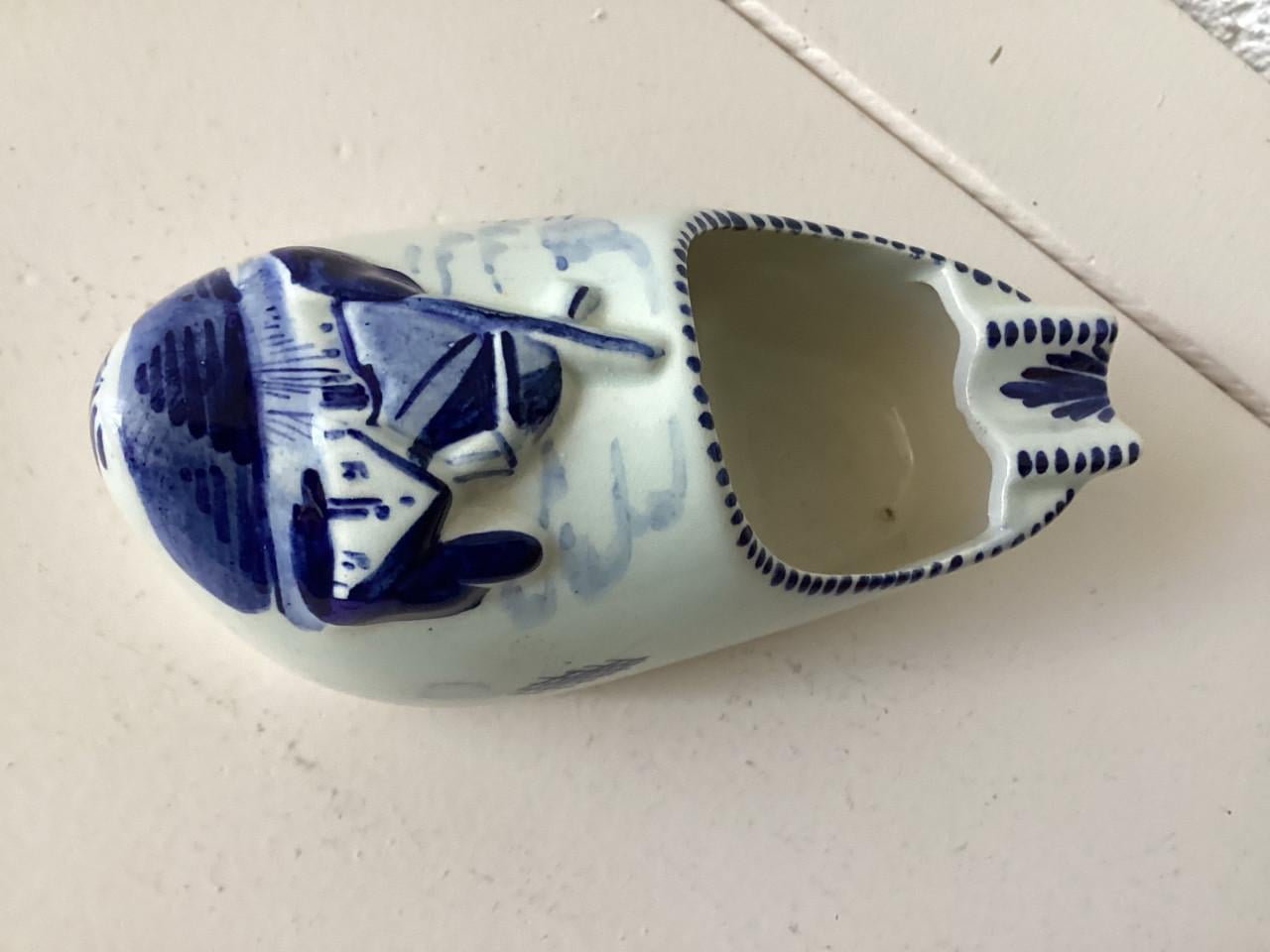 Delfsblauw Klomp-asbak