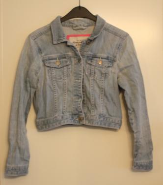 Licht blauw spijker jasje  maat m