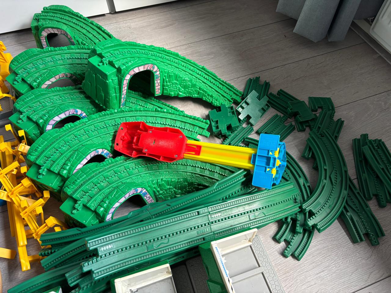 Grote hoeveelheid Geotrax trein