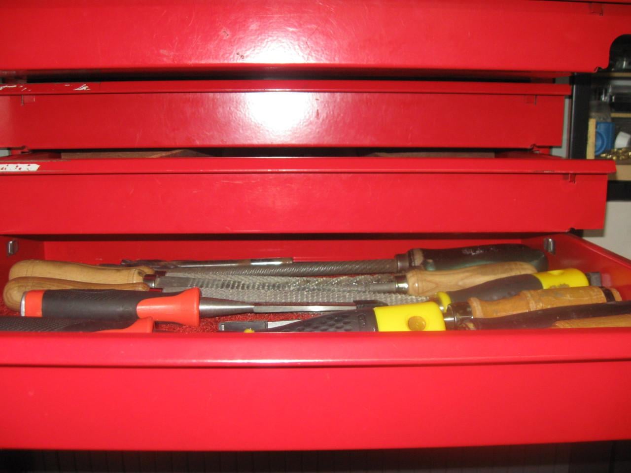 Metalen gereedschap kist