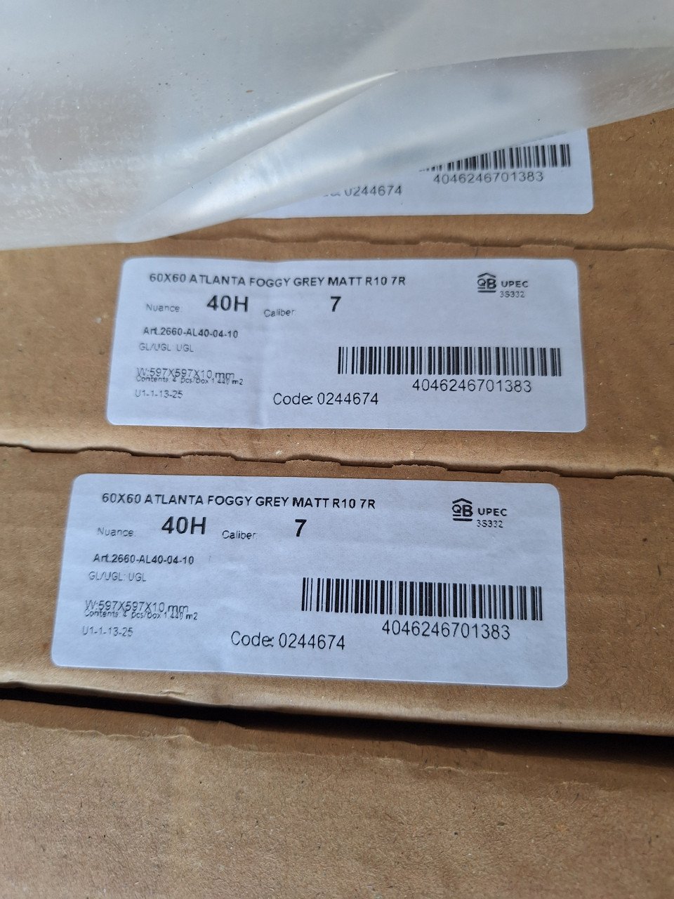 Tegels Villeroy & Boch 10m2 lichtgrijs