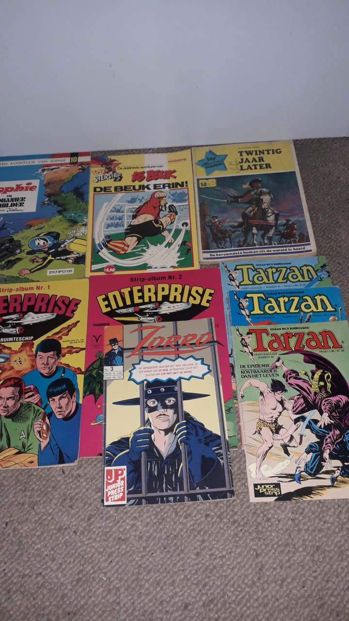Diverse stripboeken