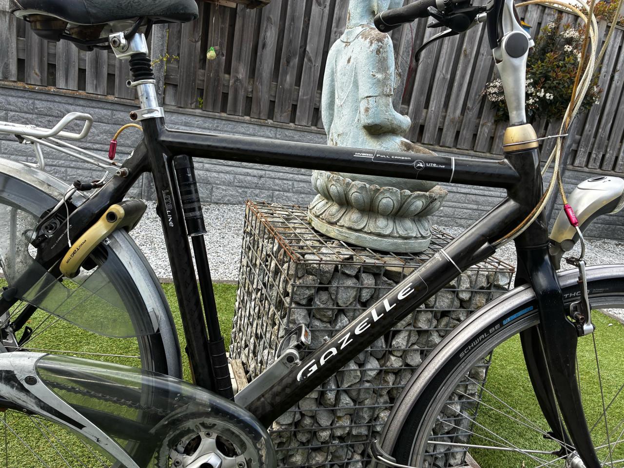 Gazelle LiteLine herenfiets - Full carbon, Shimano Deore 57