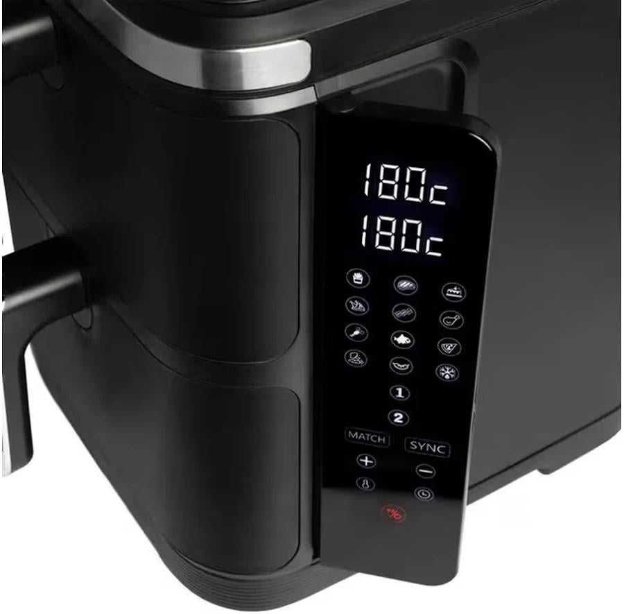 Nexxt Double Stack Airfryer 11L | 2x 5,5L | 2600W | Nieuw