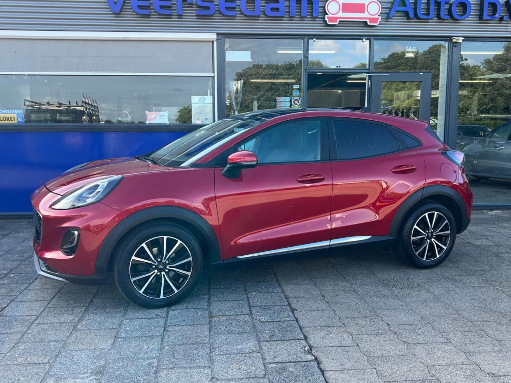 Ford Puma 1.0 ecoboost hybrid st-line x 155 pk, schuif/kanteldak, trekhaak,