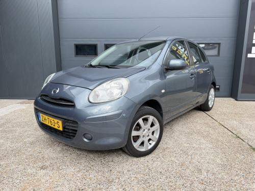Nissan Micra 1.2 Connect 5DRS 2011 Grijs Airco Apk Cruise Navi