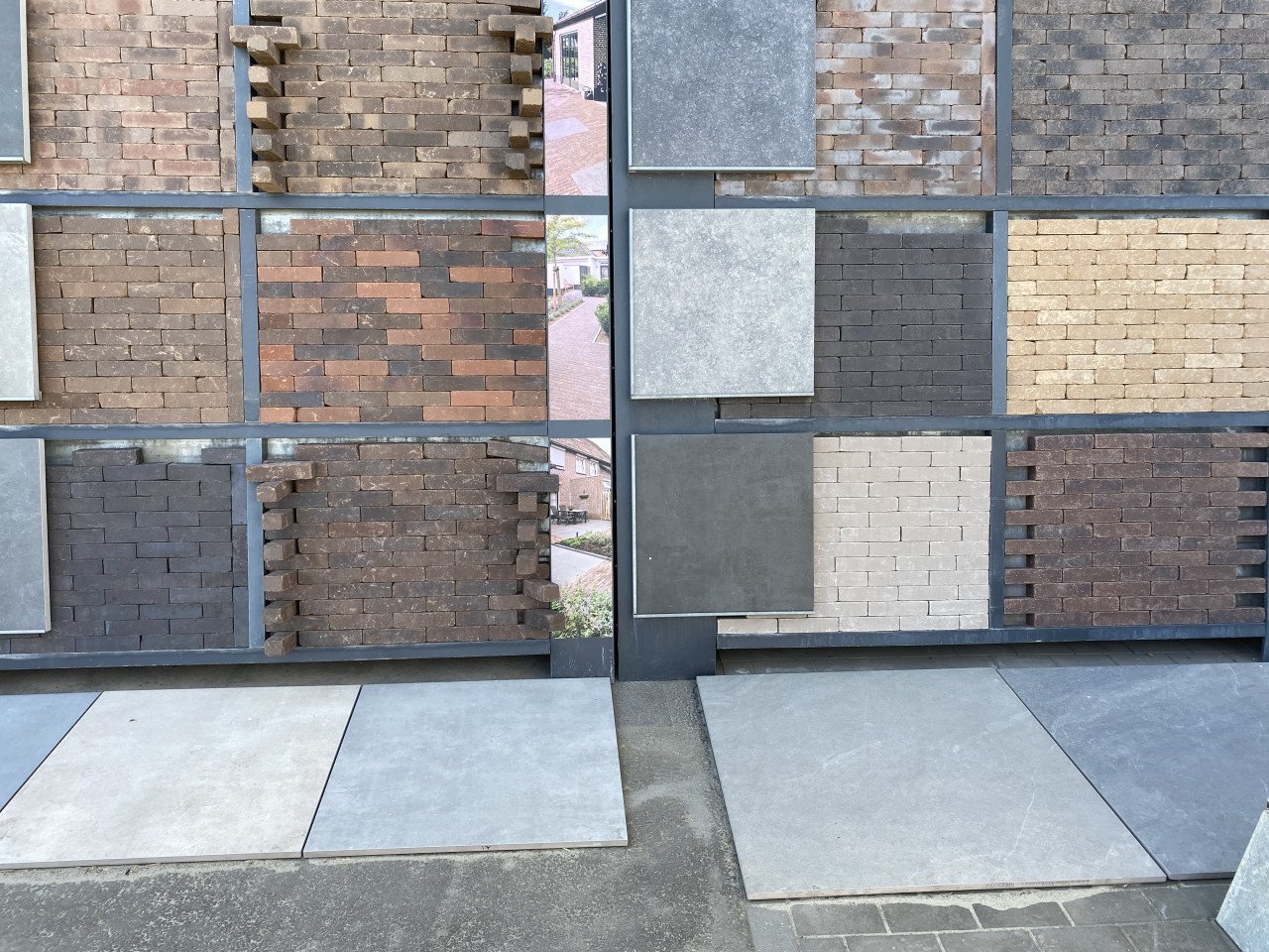 Nieuwe gebakken klinkers