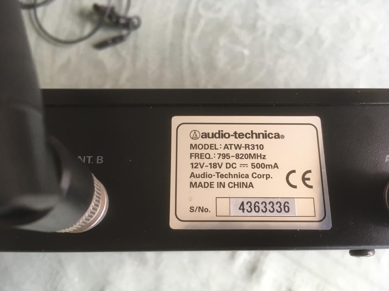 Zenderset met microfoon Audio-technica