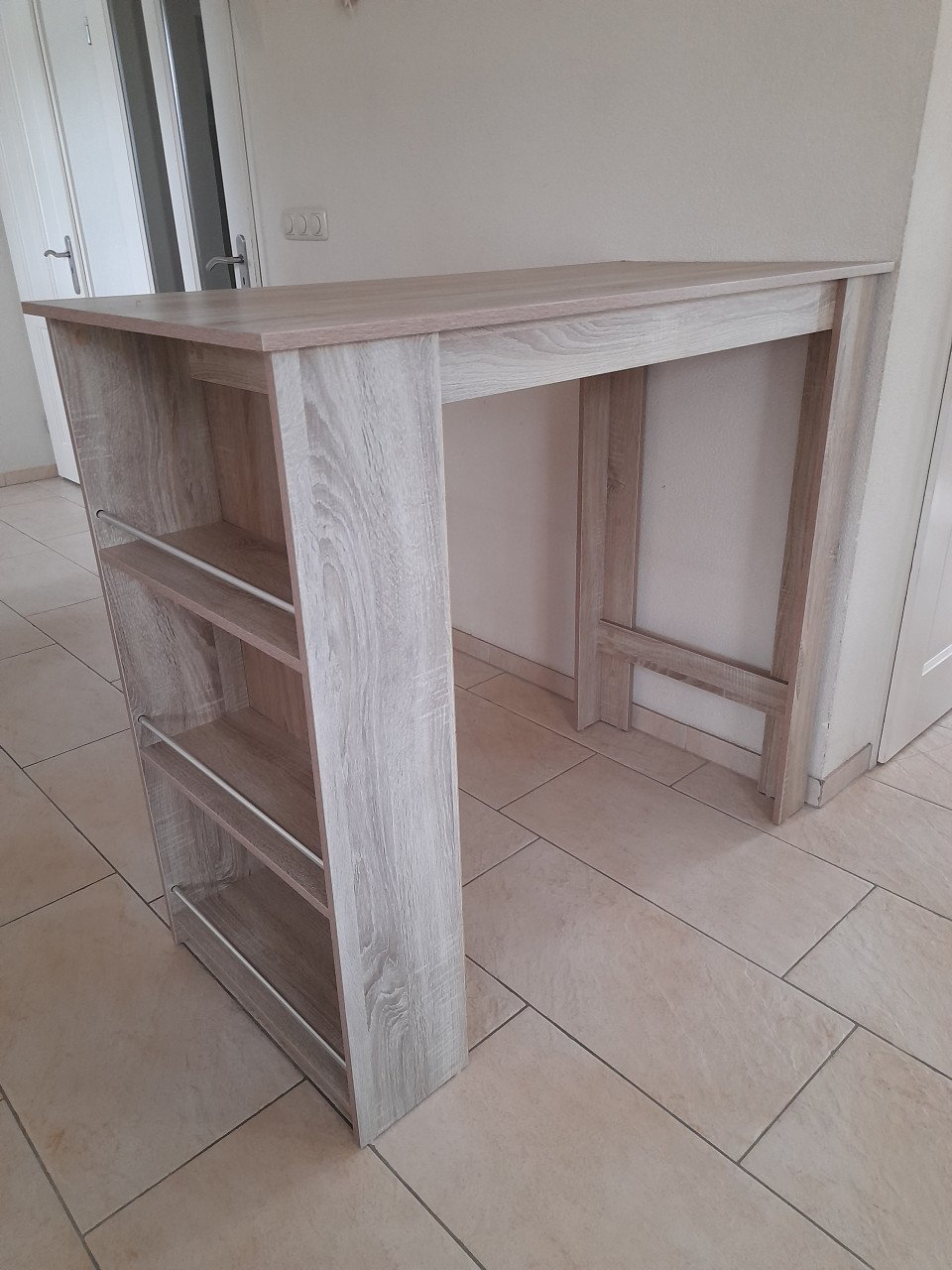 Bartafel 60 x 120 x 108H  (Blad is netjes)