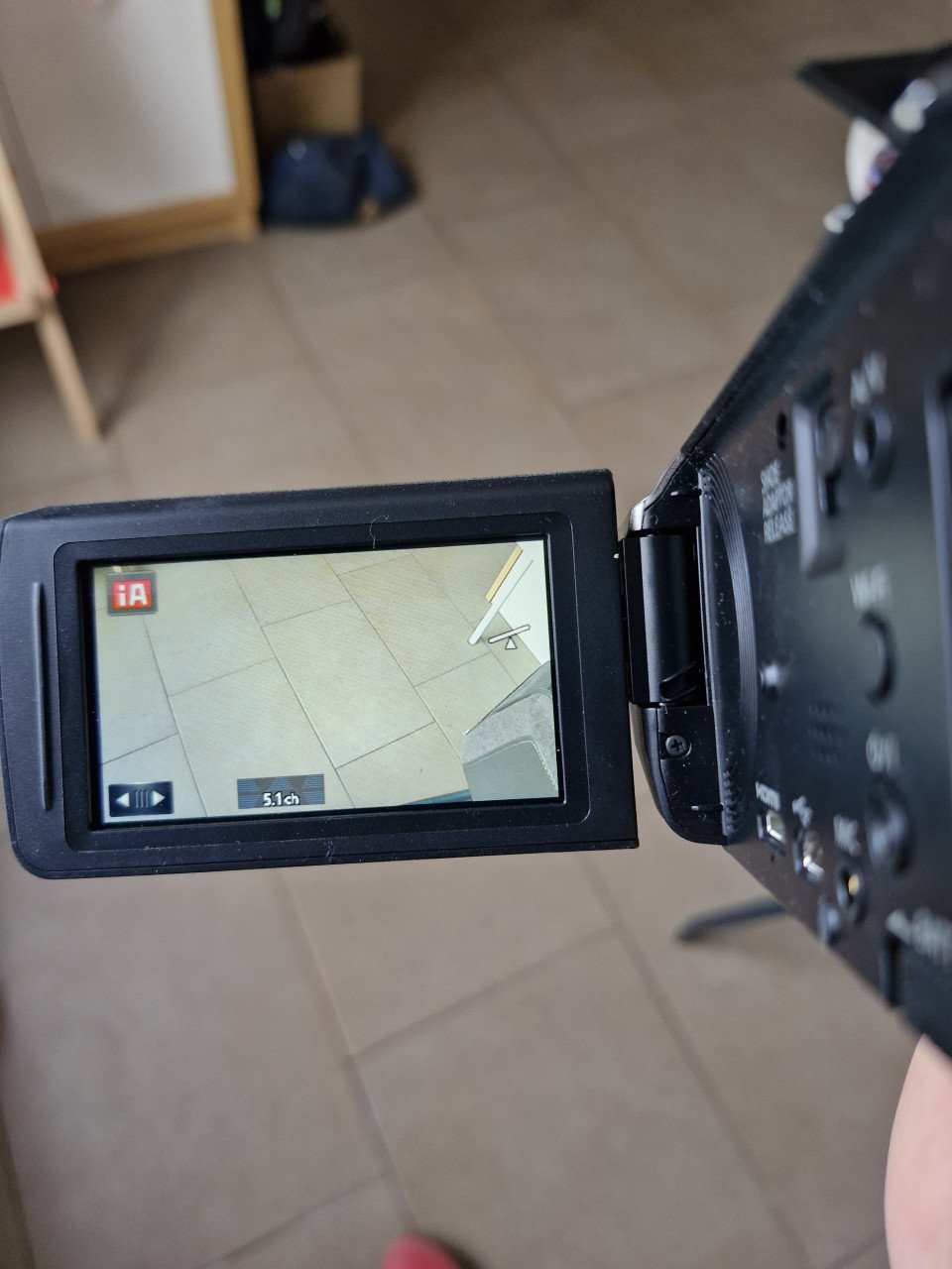 Panasonic hcv 720 videocamera