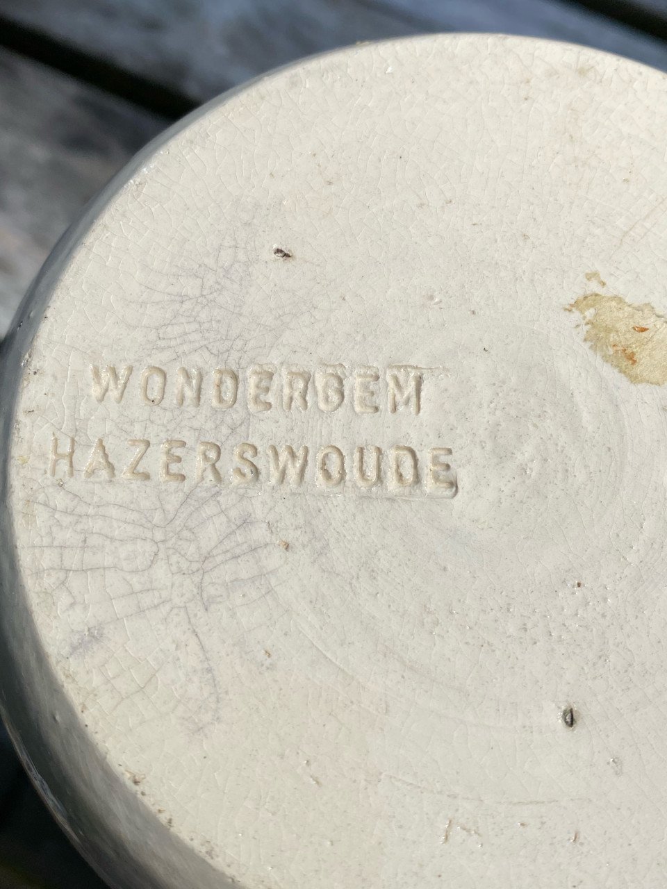 Vaas van aardewerk