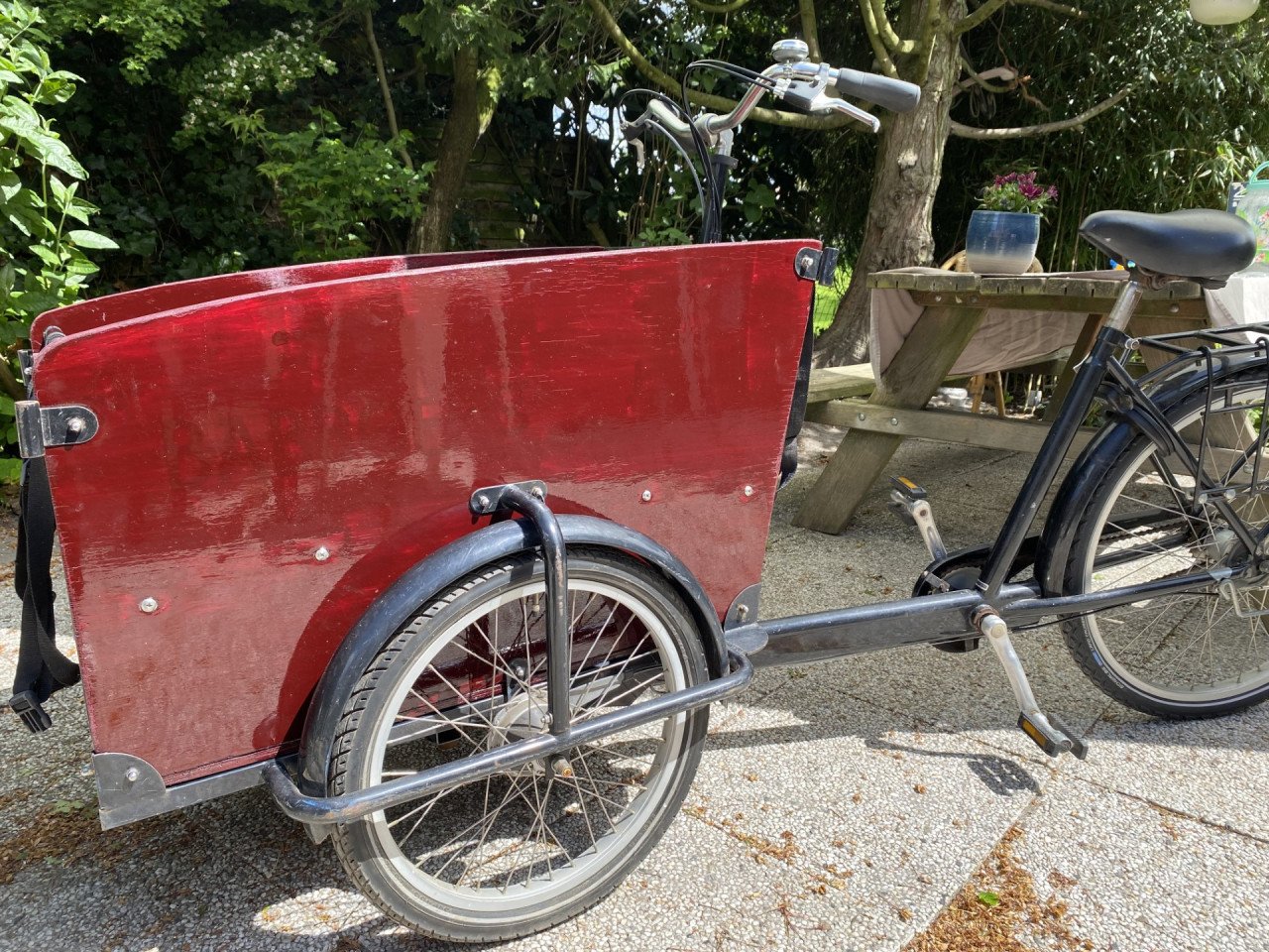 Babboe Big bakfiets 1e gen. - nieuw in de lak, technisch als nieuw!