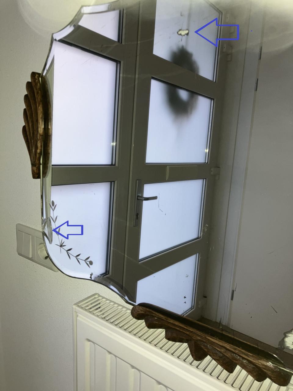 Vintage spiegel jaren ’20 Amsterdamse school