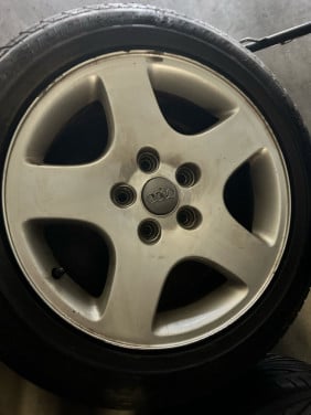 AUDI A4 ALUMINIUM VELG DUNLOP ZOMERBAND