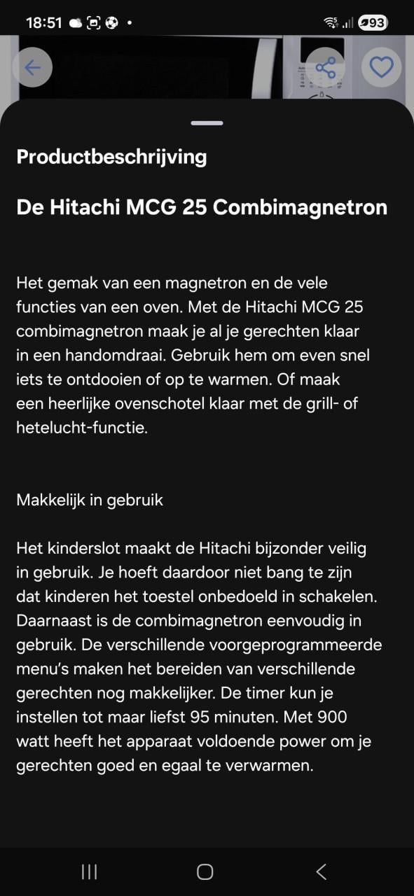 Hitaci combi magnetron