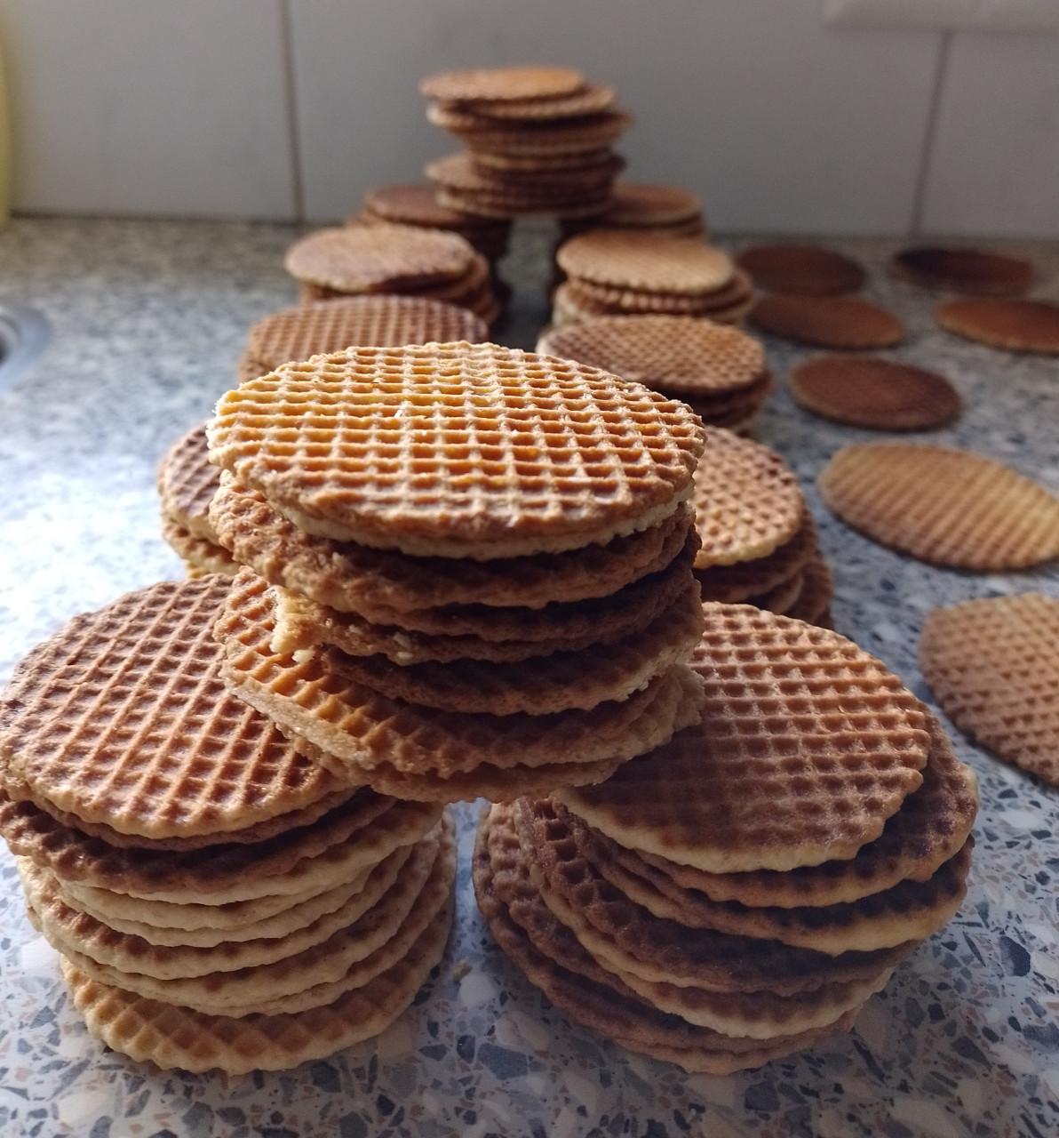 Wafelijzer, voor nieuwjaarswafeltjes