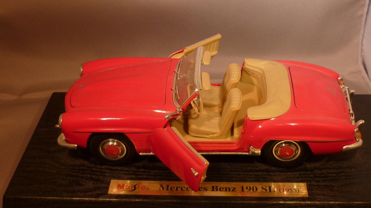 Model auto Mercedes Benz 190SL Metaal