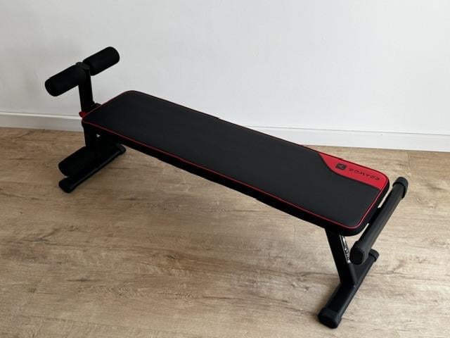Fitness bank DOMYOS bank 100; buik- en rugspieren, bovenlichaam, kracht