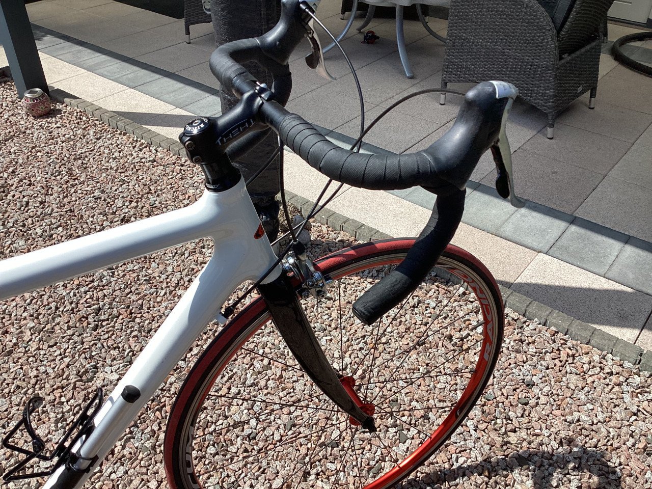 Mooie retro carbon racefiets, Shimano mix afgemonteerd
