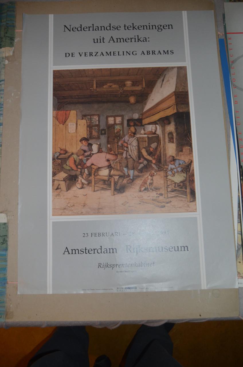 Posters tentoonstellingen Ned. kunstenaars ong. 40 jaar oud!