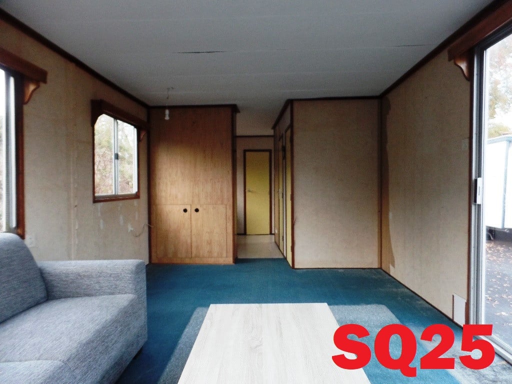 Diverse modellen chalets met retro inrichting te koop