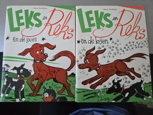 2 boekjes Leks en Reks Nr 4 en 8 En de poes En de bijen