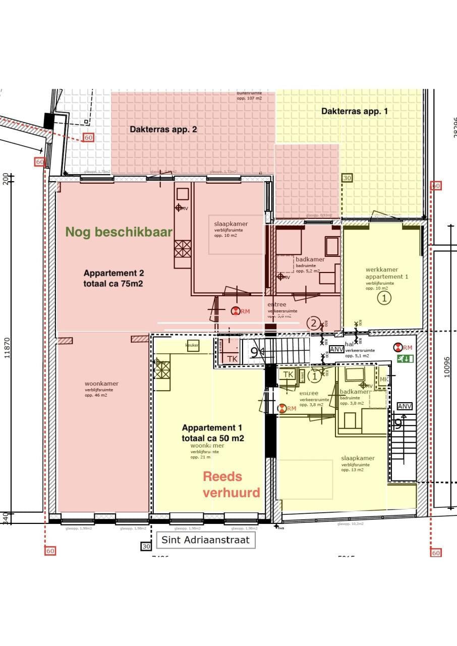 Te huur: 2 nieuwe appartementen hartje centrum Goes