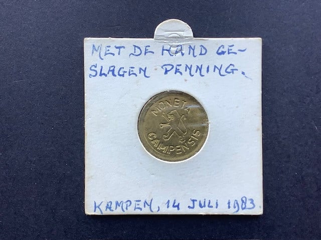 Penning Numismatische Kring Kampen 1983.