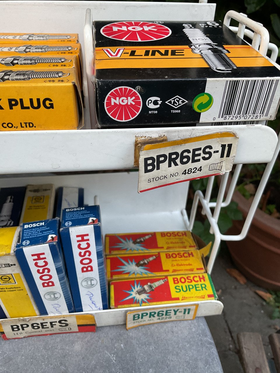 Vintage wandrek NGK bougies