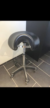 Kapperspullen kappersfiets zitkrukje voetsteun