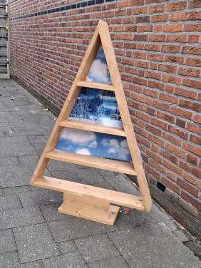 Houten kerstboom