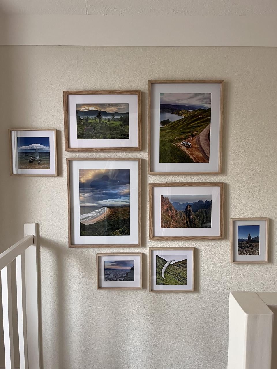 Diverse houten fotolijsten