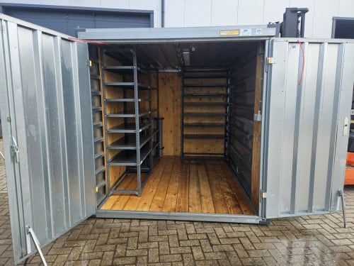 Gebruikte opslagcontainers te koop - 3x2 meter - reeds gemonteerd
