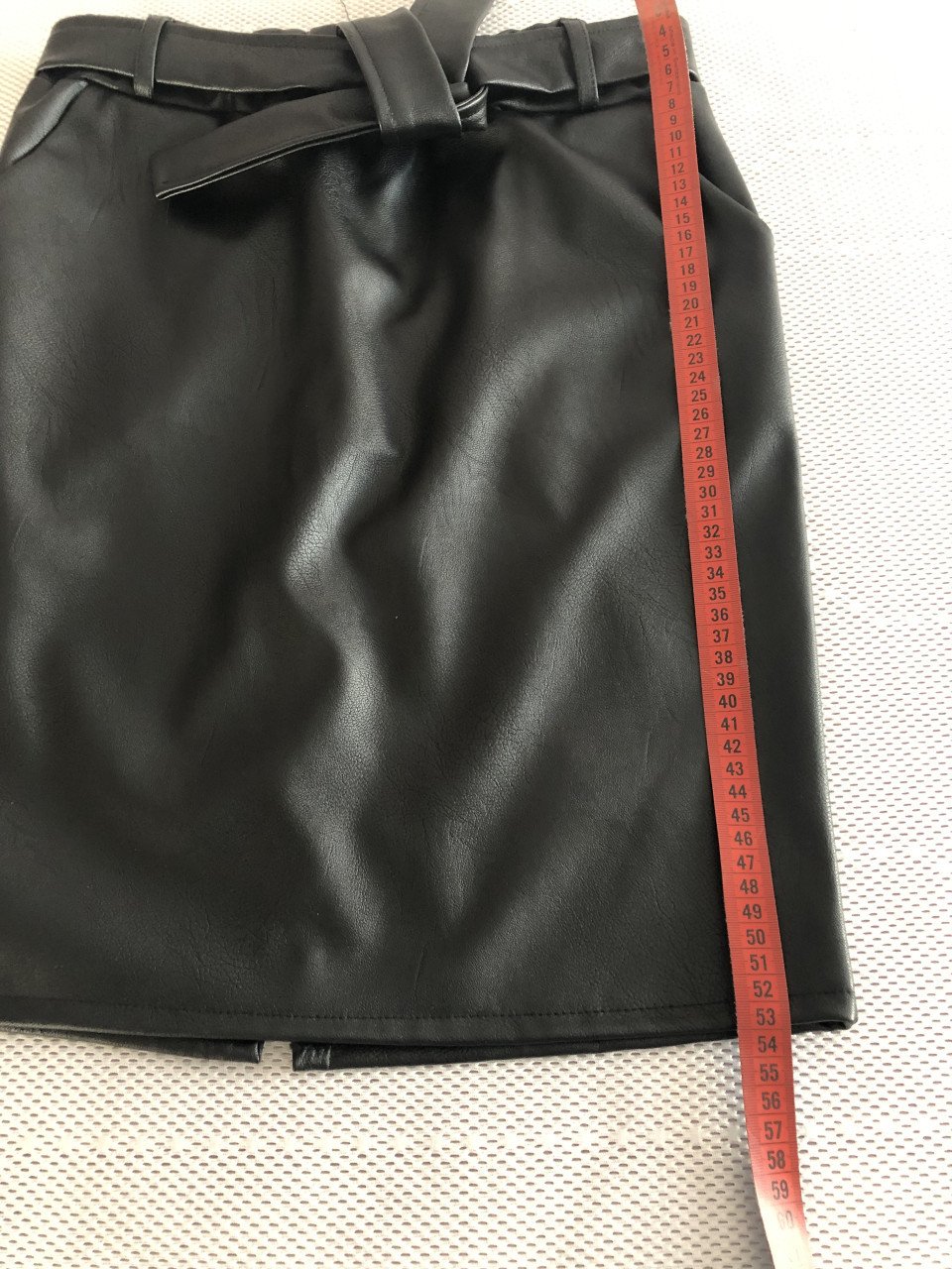 Rokje/ leatherlook maat M kleur zwart