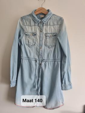 Indian blue jeans spijkerjurk Maat 140