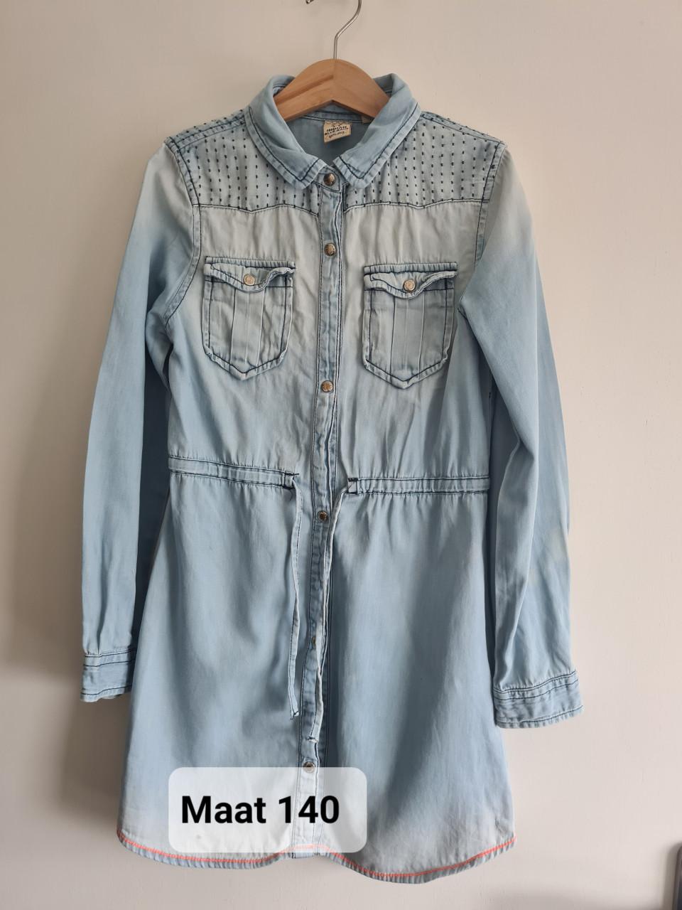 Indian blue jeans spijkerjurk Maat 140