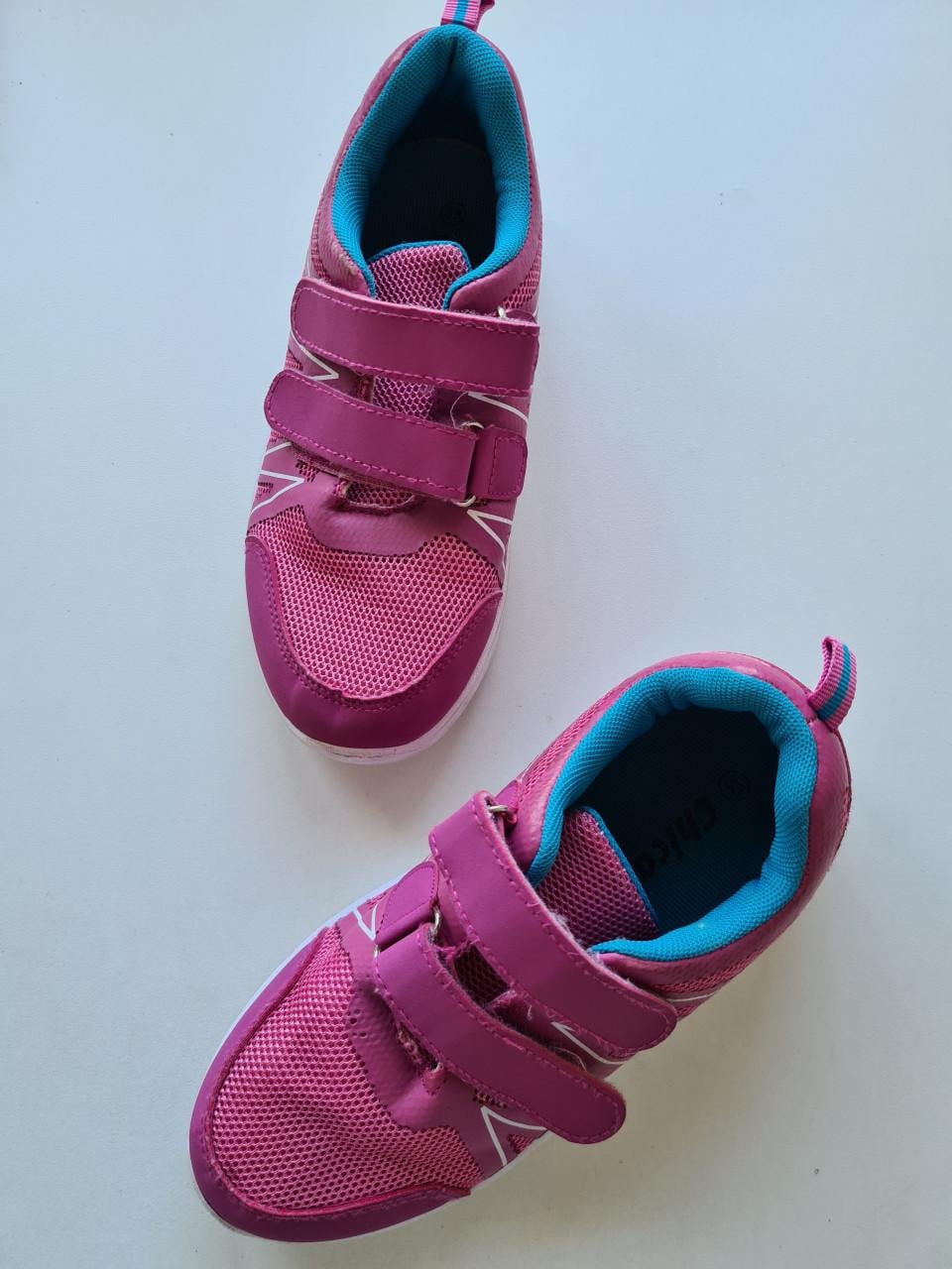 Chicane fuchsia roze klittenband sneackers Maat 33