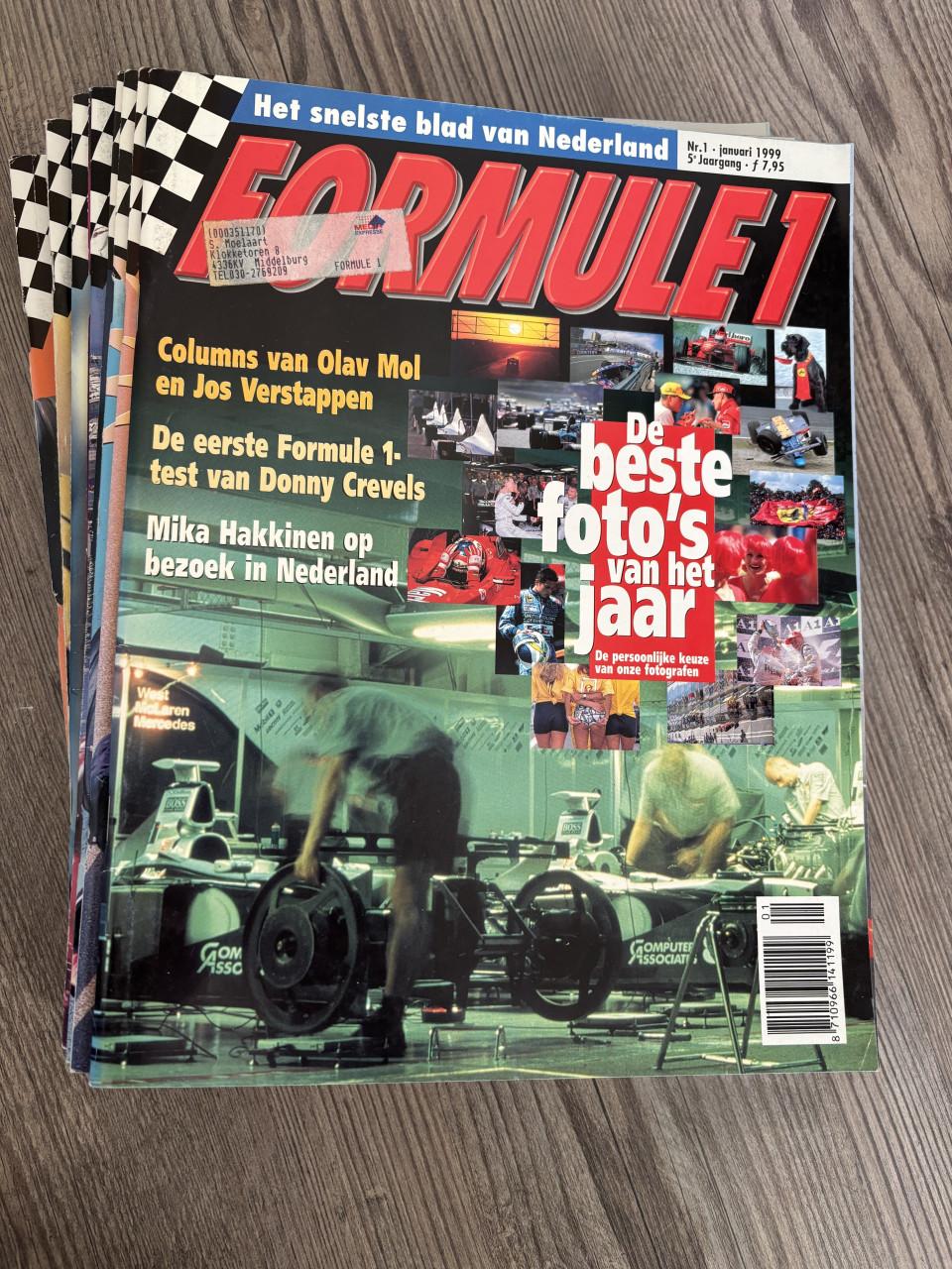 Formule 1 tijdschriften