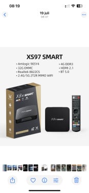 XS97 Smart PRO – 4K box met 1 jaar onbeperkt entertainment