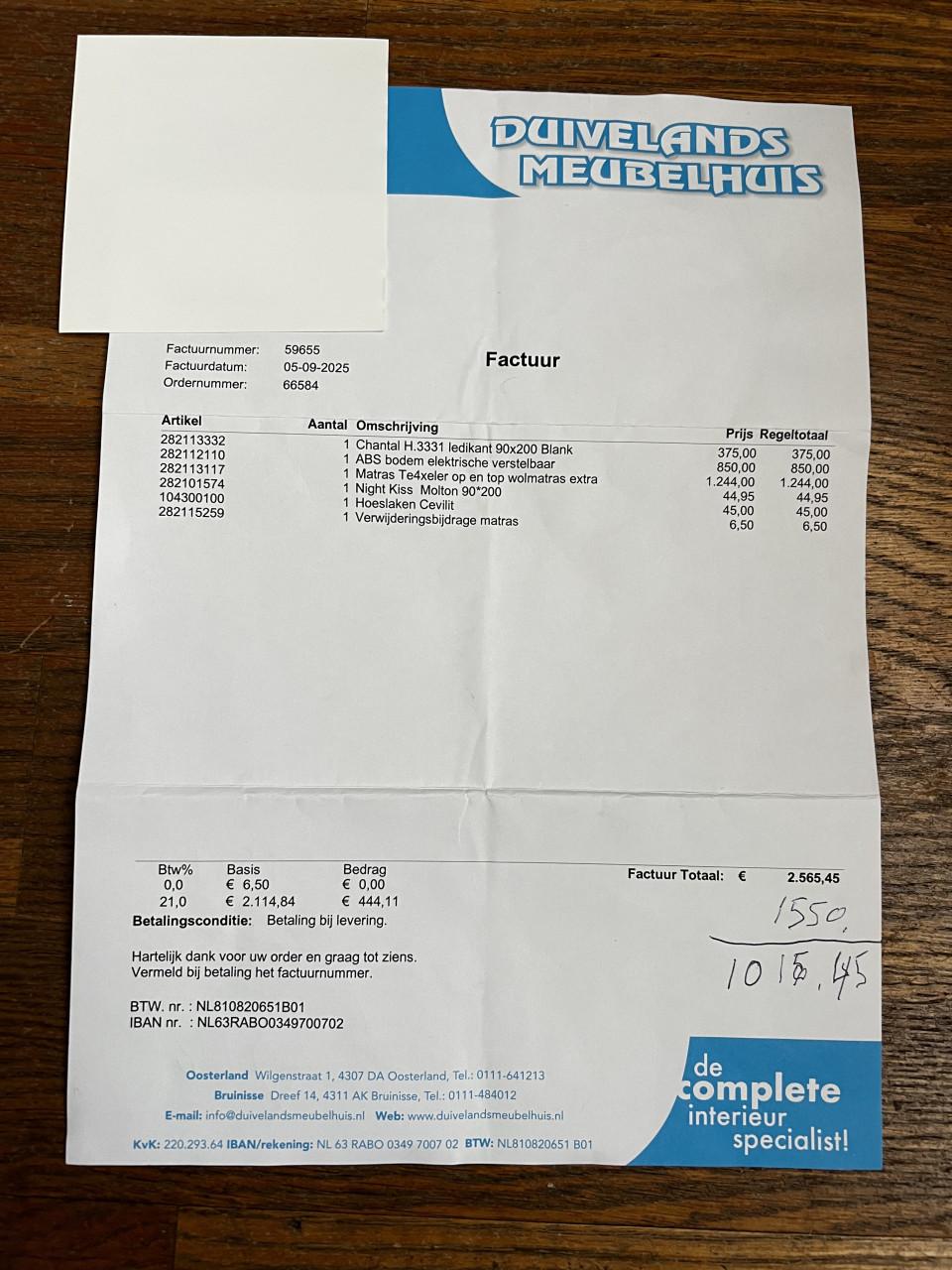 Seniorenbed als nieuw electrisch verstelbaar