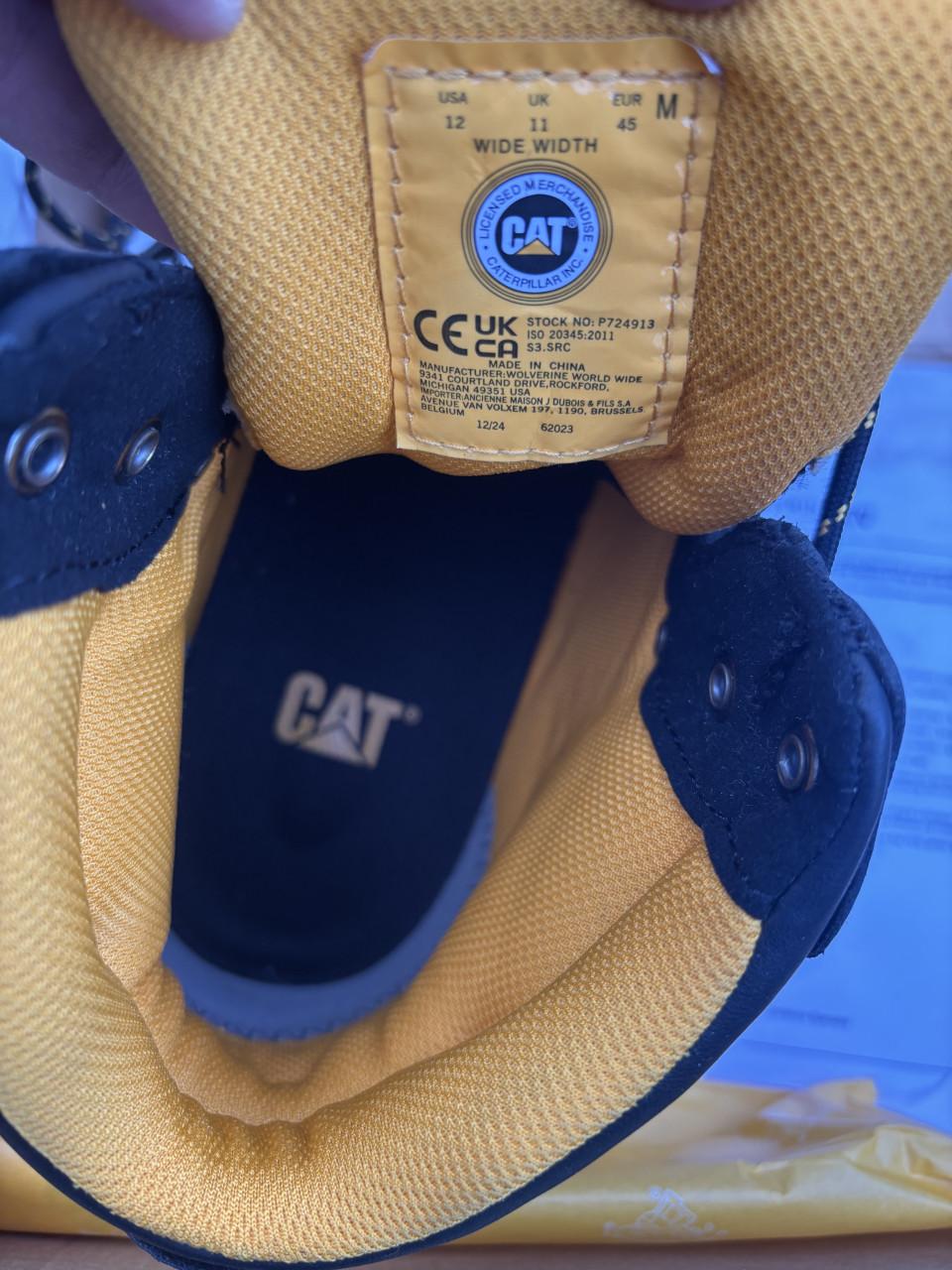 Caterpillar maat 45 S3 Werkschoenen nieuw maat 45!