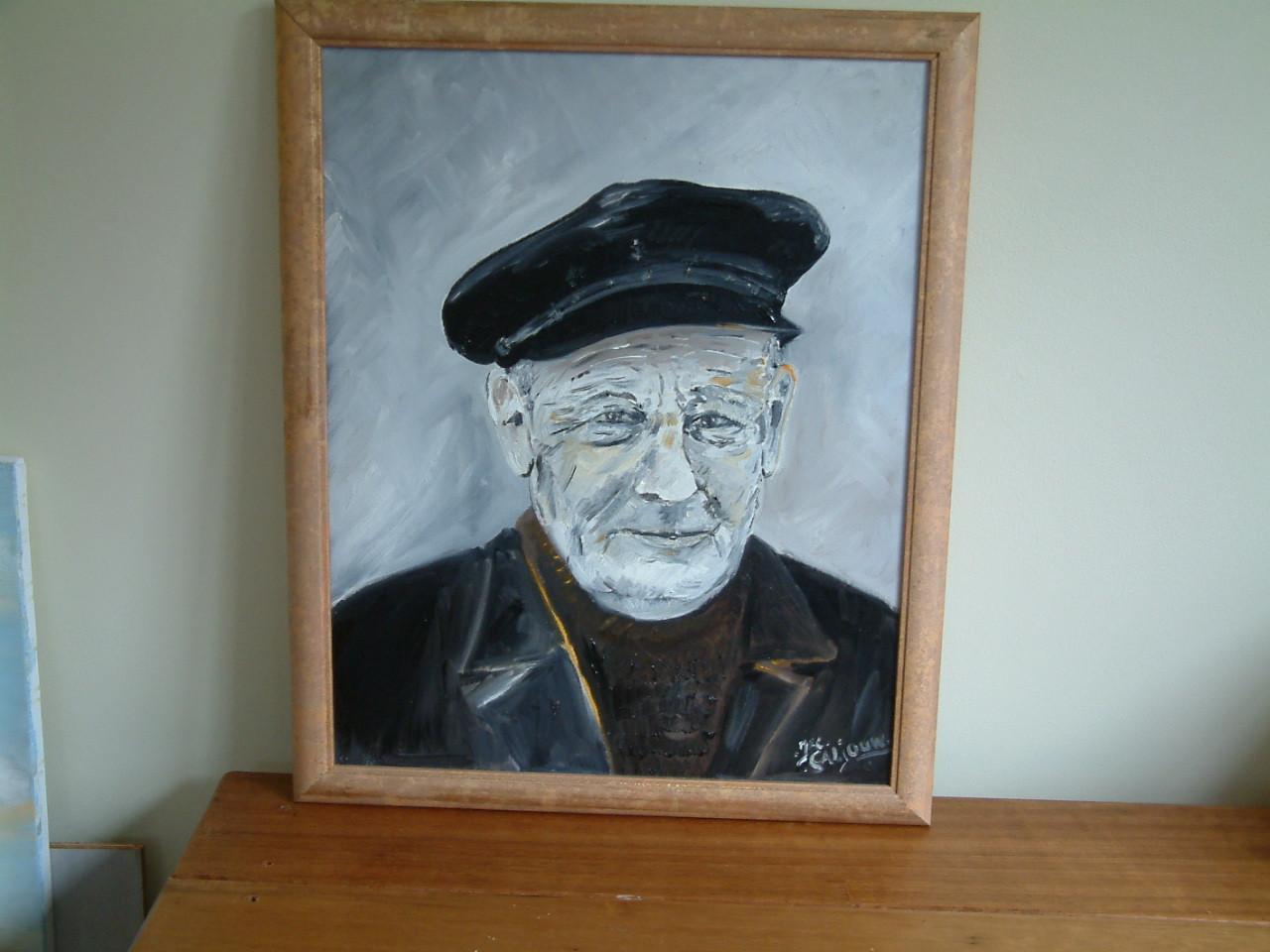 Portretten  40 x50 cm Jac Caljouw Arnemuiden schilderijen