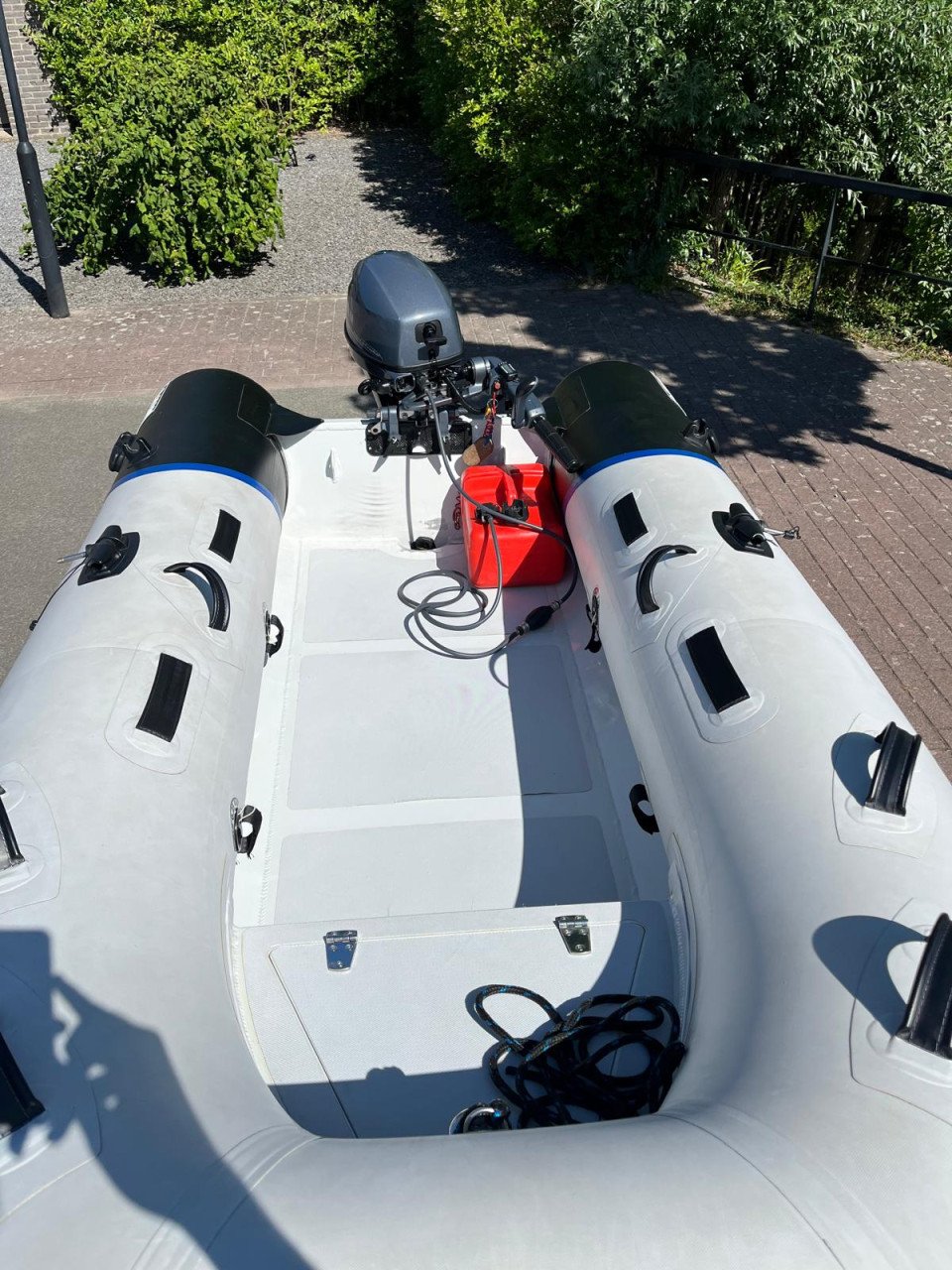 310 alu rib met yamaha 10pk + boot trailer