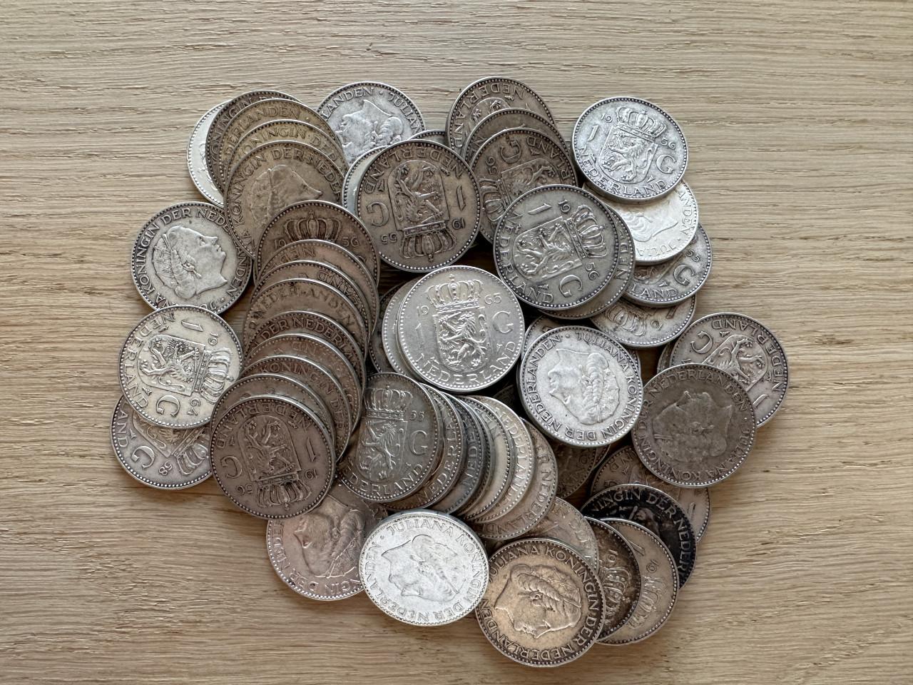 100x zilveren gulden (1954-1966)