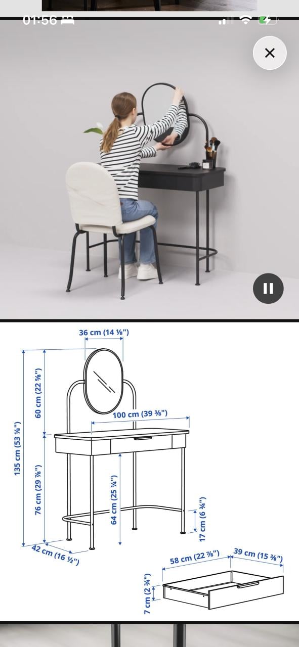 IKEA kaptafel