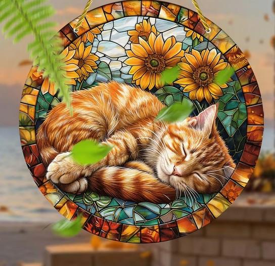 Raamhanger poes - kat