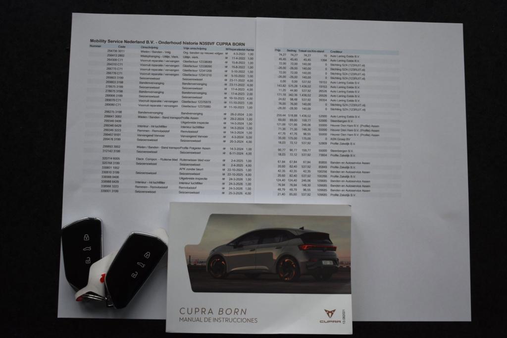 Cupra Born business one 62 kwh soh 91,6% | camera | acc | sfeerverlichting 