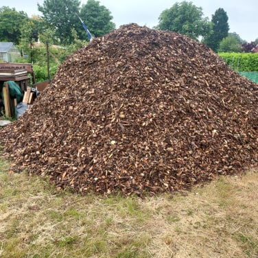 Houtsnippers in Ovezande 10 euro per kuub