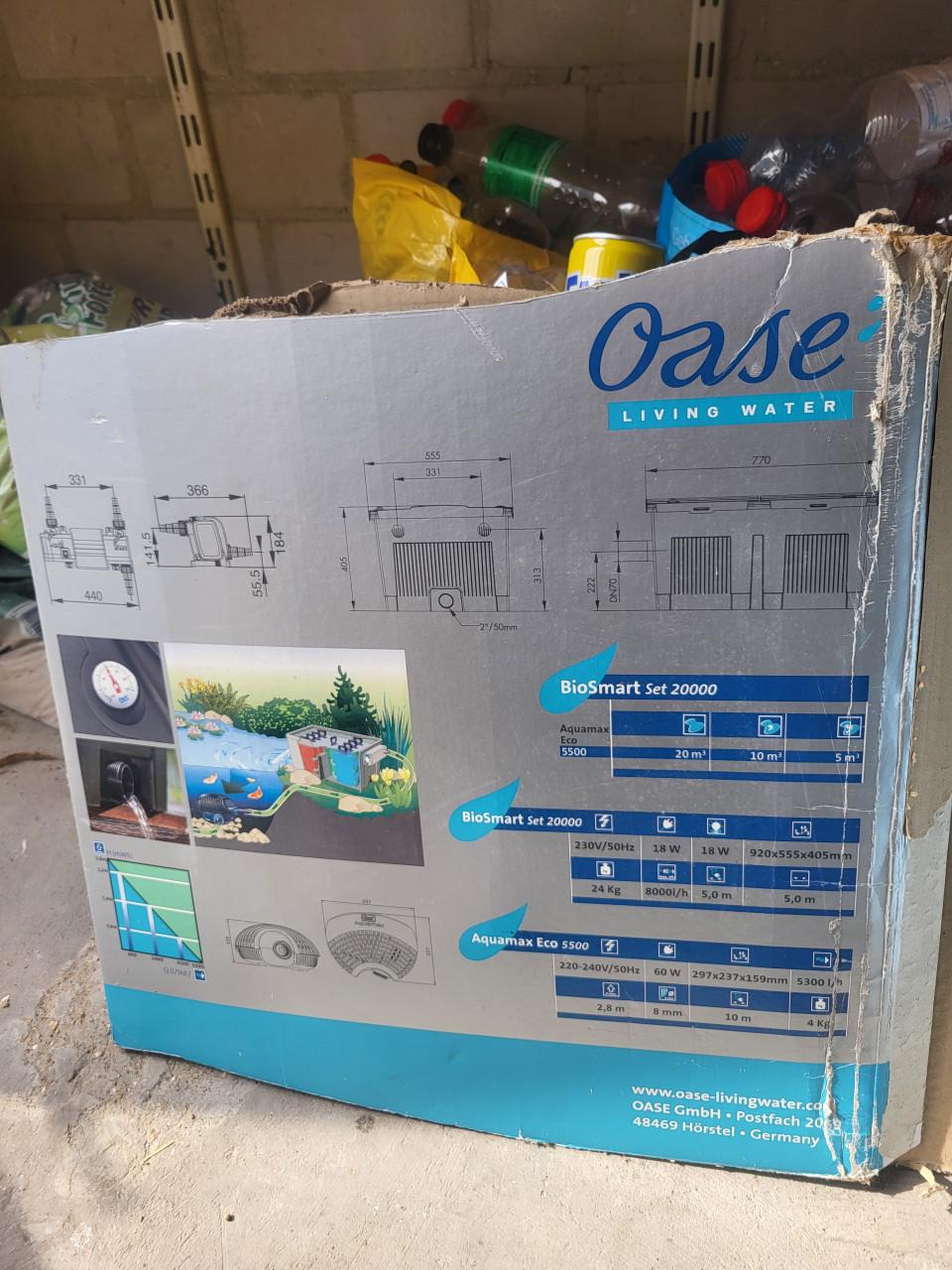 Oase Biotec Screenmatic 40000 vijverfilter, Aquamax Eco 5500