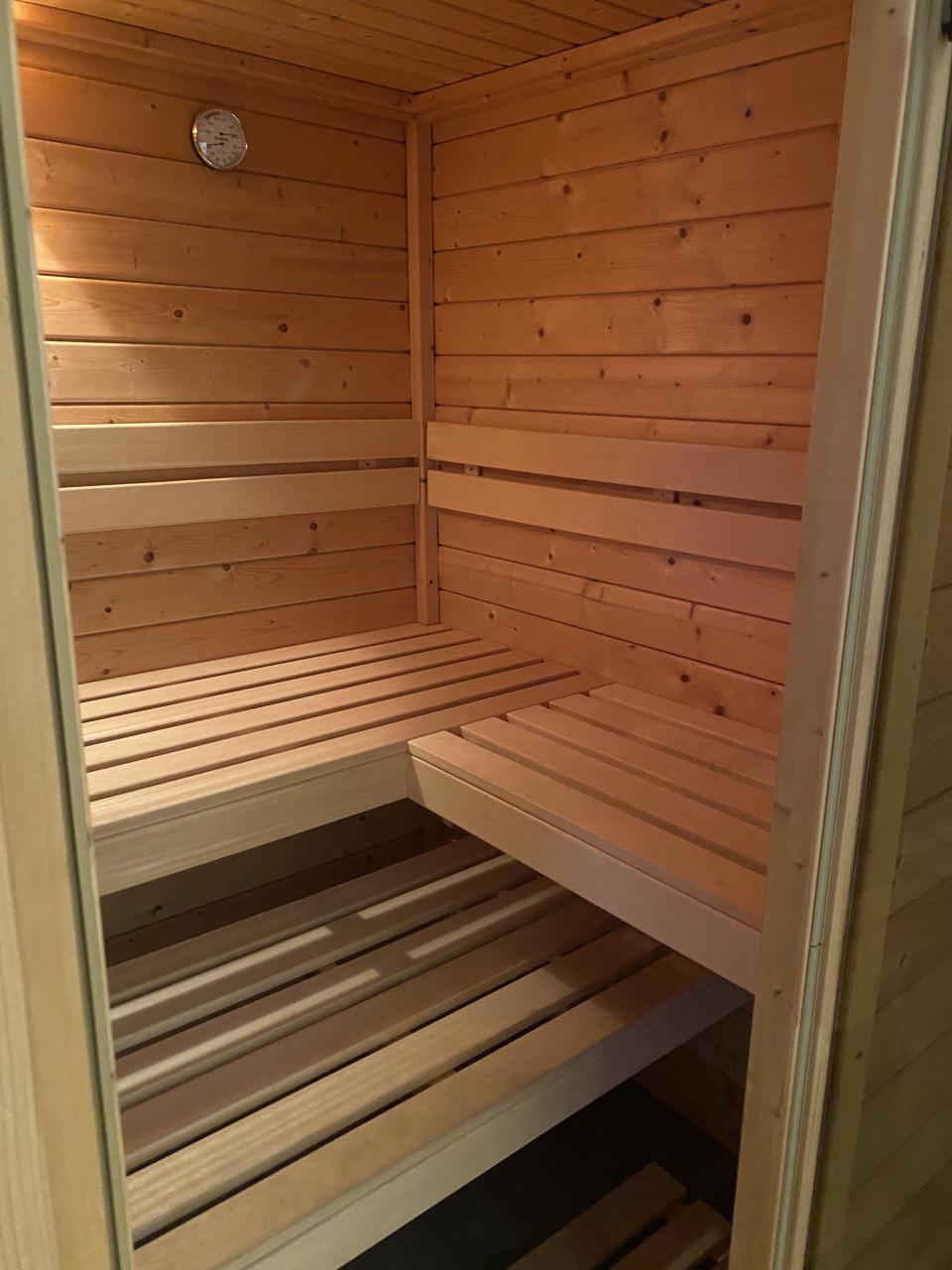 Finse saunacabine 2.00 X 1.50 m